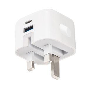 Budi Dual USB-C PD USB-A QC3.0 Power Adapter Fast Charging For Smart Phones